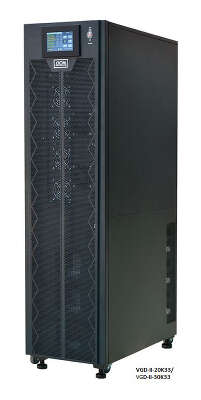 ИБП Powercom Vanguard-II-33 VGD-II-20K33, 200000VA, 18000W, клеммная колодка, черный