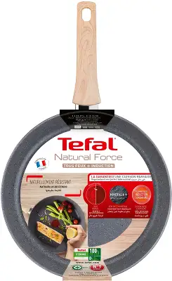 Сковорода Tefal Natural Force G2660672 круглая 28см покрытие: Mineralia+ non-stick ручка несъемная (без крышки) серый (2100118265)