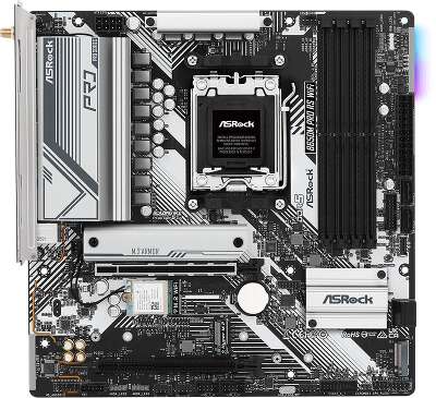 Материнская плата mATX LGAAM5 ASRock B650M PRO RS WIFI