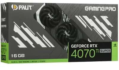 Видеокарта Palit NVIDIA nVidia GeForce RTX 4070Ti SUPER Gaming Pro 16Gb DDR6X PCI-E HDMI, 3DP