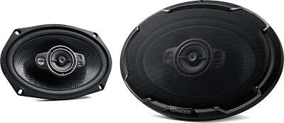 Колонки автомобильные Kenwood KFC-PS6996EX 700Вт 88дБ 4Ом 15x23см (6x9дюйм) (ком.:2кол.) коаксиальные пятиполосные