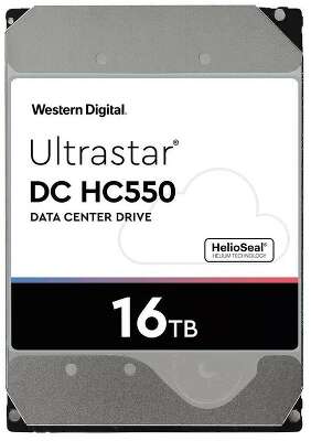 Жесткий диск SATA3 16Tb [OOWUH721816ALE6L4_0F38466] (HDD) Western Digital Ultrastar DC HC550, 7200rpm