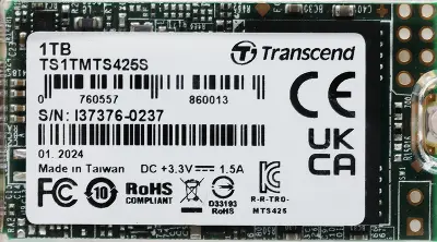 Твердотельный накопитель SATA3 1Tb [TS1TMTS425S] (SSD) Transcend 425S