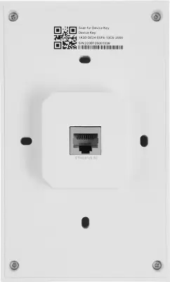 Точка доступа TP-LINK EAP655-Wall, LAN: 4x1 Гбит/с, 802.11a/b/g/n/ac/ax, 2.4 / 5 ГГц, до 2.98 Гбит/с