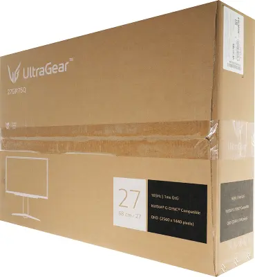 Монитор 27" LG UltraGear 27GR75Q-B IPS WQHD HDMI, DP, USB-Hub