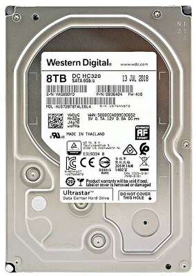 Жесткий диск 8Tb [HUS728T8TALE6L4] Western Digital Ultrastar DC HC320, 256Mb