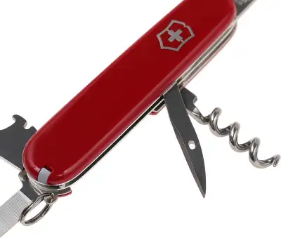 Нож перочинный Victorinox Sportsman (0.3803) 84мм 13функц. красный карт.коробка