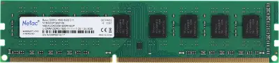 Память DDR3 8GB 1600MHz Netac NTBSD3P16SP-08 Basic RTL PC3-12800 CL11 DIMM 240-pin 1.5В dual rank Ret