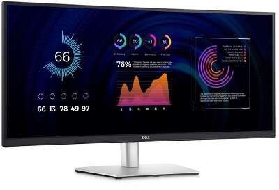 Монитор 34" DELL P3424WE IPS 3440x1440 HDMI, DP, USB Type-C USB-Hub