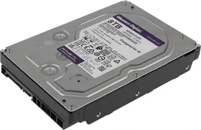 Жесткий диск WD SATA-III 8TB WD8001PURP Surveillance Purple Pro (7200rpm) 256Mb 3.5"