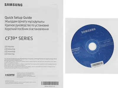 Монитор 27" Samsung C27F396FHI VA FHD D-Sub, HDMI