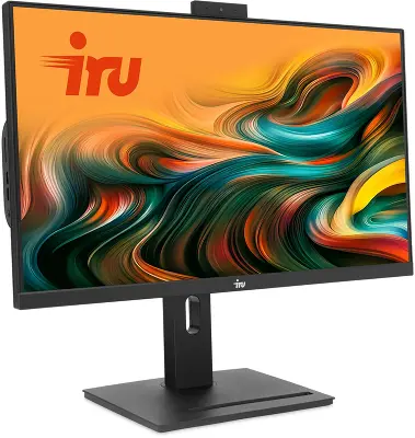 Моноблок IRU 23IM 23.8" FHD i3-1215U 1.2 ГГц/8/256 SSD/WF/BT/Cam/W11Pro,черный