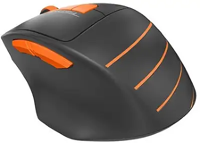 Мышь A4Tech Fstyler FG30S серый/оранжевый оптическая 2000dpi silent беспров. USB 6but (FG30S ORANGE)