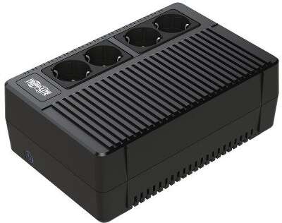 ИБП Tripp Lite Ultra-Compact AVRX650UD, 650VA, 375W, EURO, черный