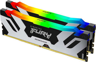 Набор памяти DDR5 DIMM 2x48Gb DDR6000 Kingston FURY Renegade RGB (KF560C32RSAK2-96)