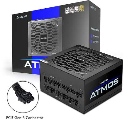 Блок питания 850 Вт ATX Chieftec ATMOS CPX-850FC, 120 мм, 80 Plus Gold, Retail