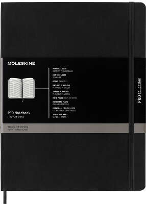 Блокнот Moleskine PROFESSIONAL SOFT PROPFNTB4SBK XLarge 190х250мм 192стр. мягкая обложка черный