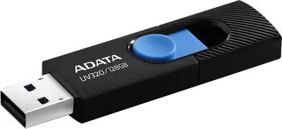 Флеш Диск A-Data 128Gb UV320 AUV320-128G-RBKBL USB3.2 черный