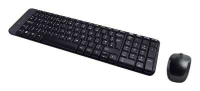 Клавиатура + мышь Logitech MK220 клав:черный мышь:черный USB беспроводная (920-003169)