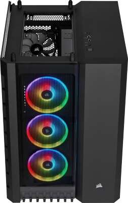 Корпус Corsair Crystal, черный, ATX, Без БП (CC-9011168-WW)